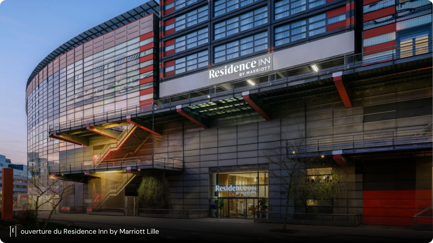 EXTENDAM annonce l’ouverture du Residence Inn by Marriott Lille après un an de transformation EXTENDAM annonce l’ouverture du Residence Inn by Marriott Lille, à l’issue d’une année de travaux. Issu de la transformation de l’ancien Citadines City Centre Lille, l’établissement a fait l’objet d’un repositionnement complet en appart’hôtel 4 étoiles, idéalement situé au cœur du quartier d’affaires d’Euralille, entre les gares Lille Flandre et Lille Europe. Sohoma, partenaire historique…