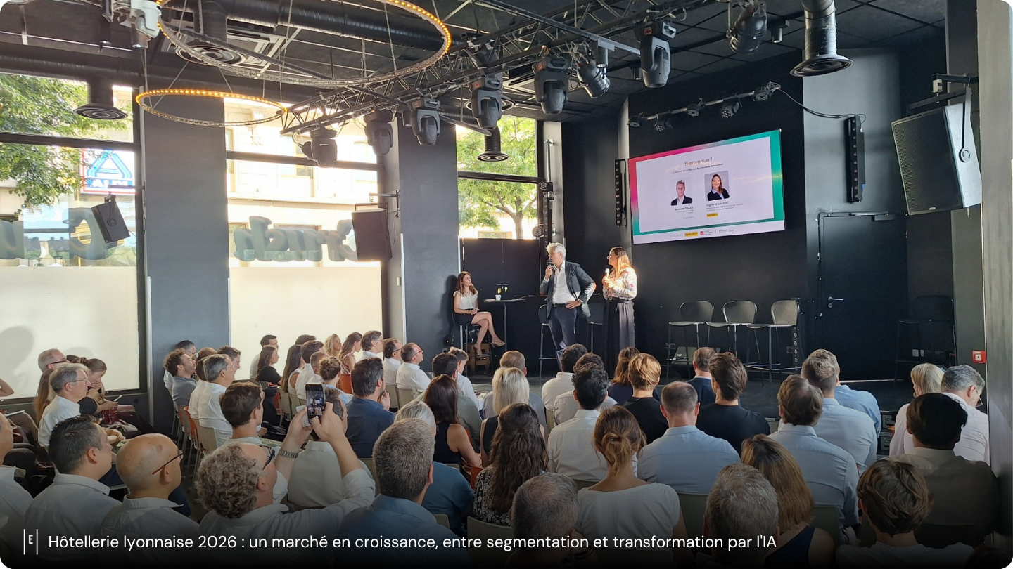 La 12ᵉ édition de la Matinale de l’Hôtellerie, organisée à Lyon le 23 juin 2026 par EXTENDAM, Bpifrance et la Caisse d’Épargne Rhône-Alpes, a réuni plus de 100 professionnels du secteur autour de trois temps forts : le bilan des performances 2025, l’impact de l’intelligence artificielle sur l’hospitality, et une table ronde sur l’avenir de…