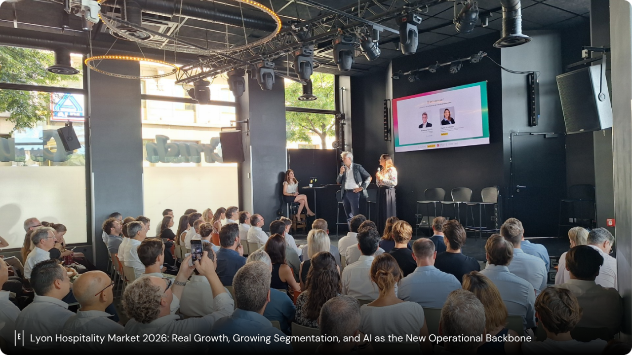 Speakers at La Matinale de l'Hôtellerie 2026 in Lyon